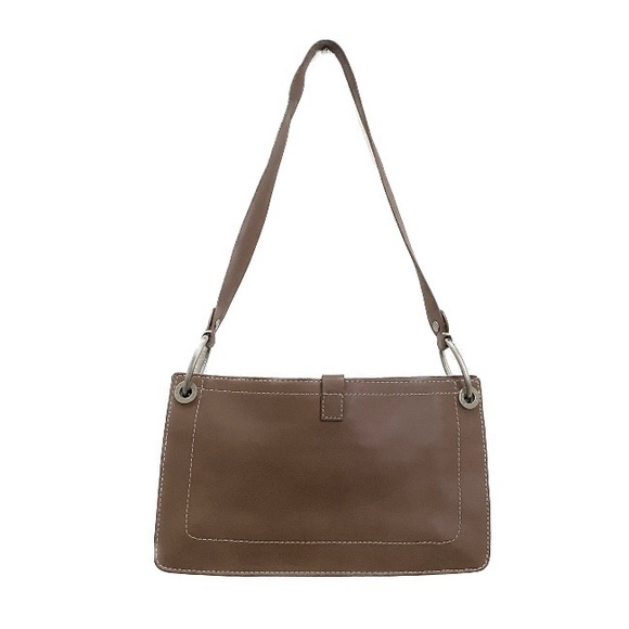 Vintage DKNY Y2K Tan Leather Shoulder Bag - Picture 7 of 16